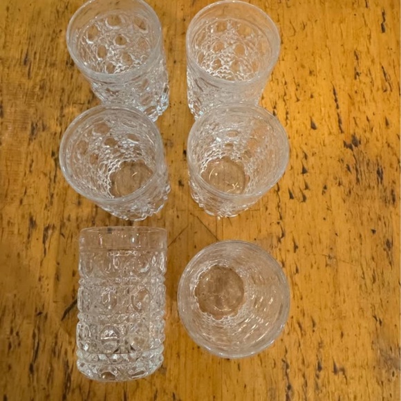 6 Anchor Hocking Wexford Federal Cut Heavy Crystal SHOT/Vodka Glasses 2.7 - Picture 1 of 2